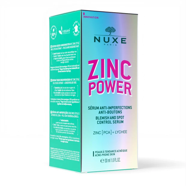 NUXE Zinc Power Sérum Anti Imperfection Anti Boutons, 30ml 3 NUXE Zinc Power Sérum Anti Imperfection Anti Boutons, 30ml – Image 3